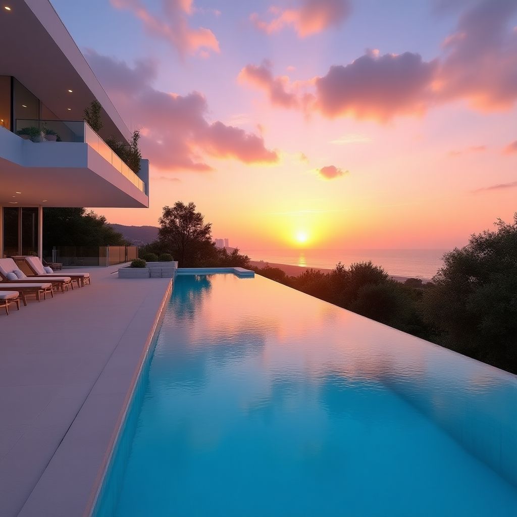 Villa de lujo con piscina infinita en Marbella